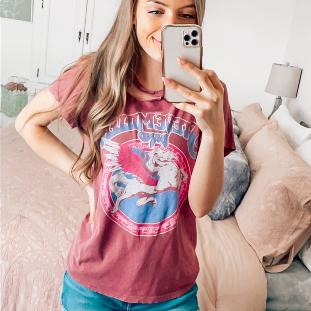 Mauve Pink Steve Miller Band T-Shirt